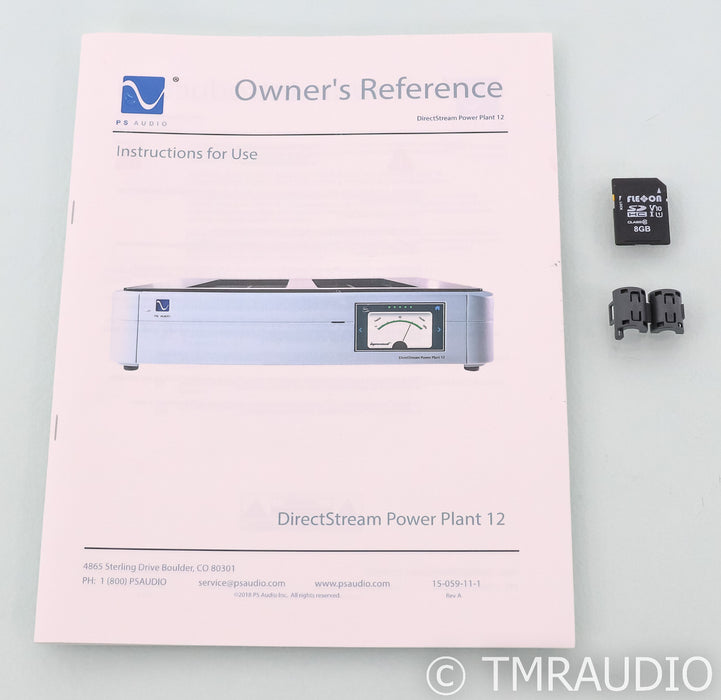 PS Audio DirectStream Power Plant 12 AC Power Conditioner; Silver; P12 (Used)