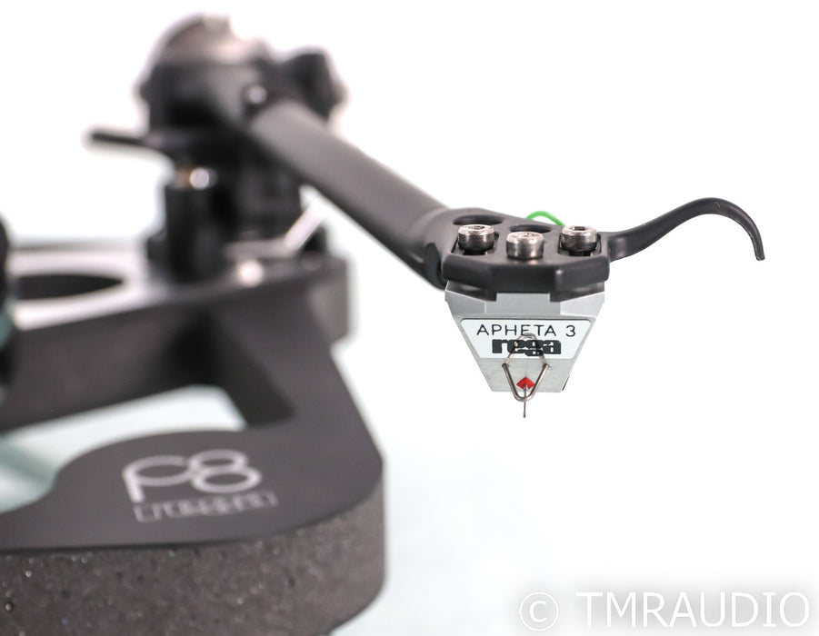 Rega Planar 8 Belt Drive Turntable; P8; Apheta 3 Cart (Open Box)