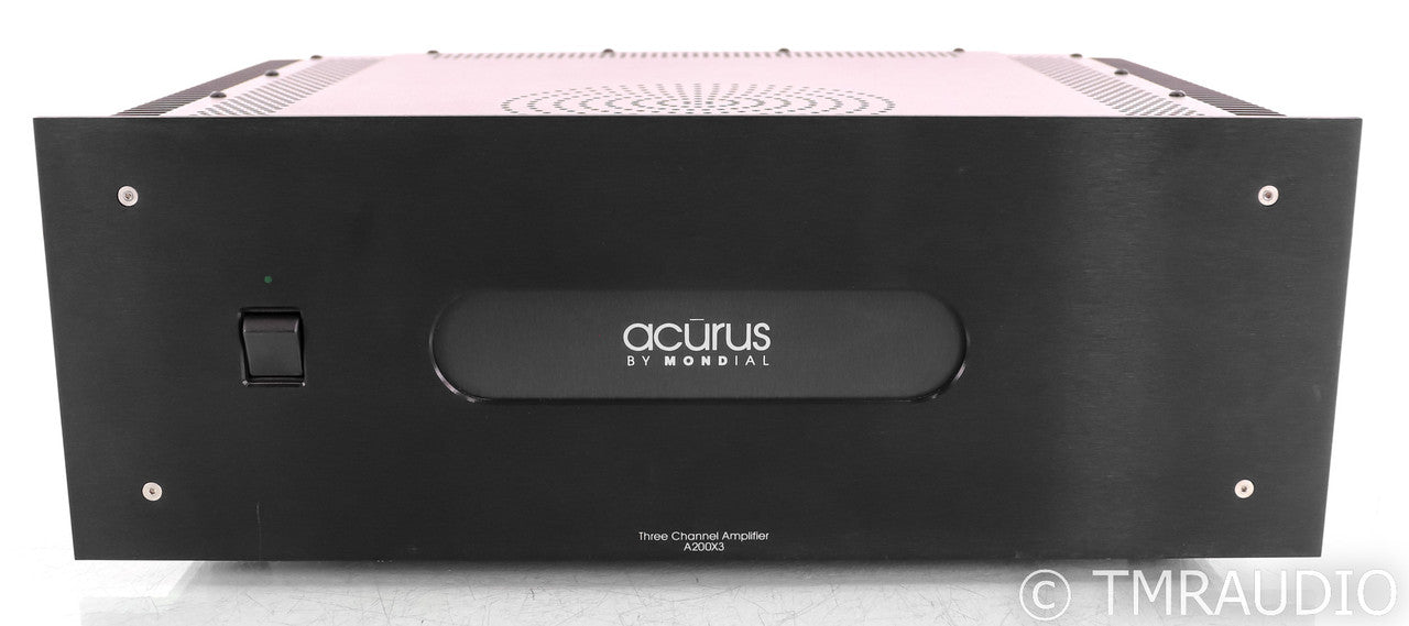 Mondial Acurus 200X3 Three Channel Power Amplifier; 200-X3