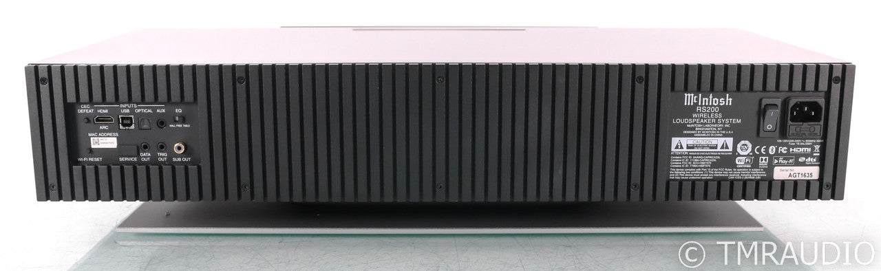 McIntosh RS200 Wireless Speaker System; RS-200; Play-Fi; USB