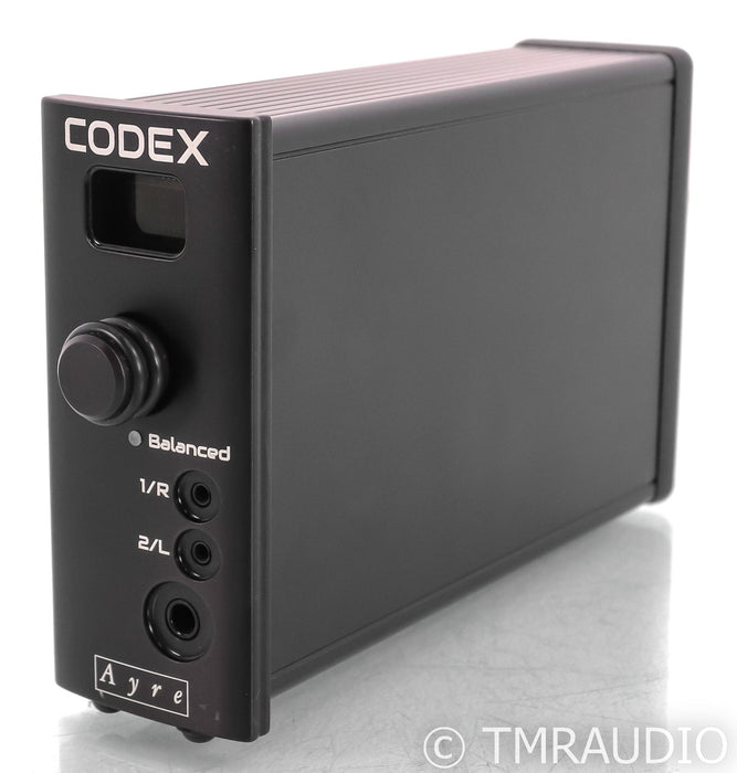 Ayre Codex Headphone Amplifier / DAC; D/A Convertor; DSD