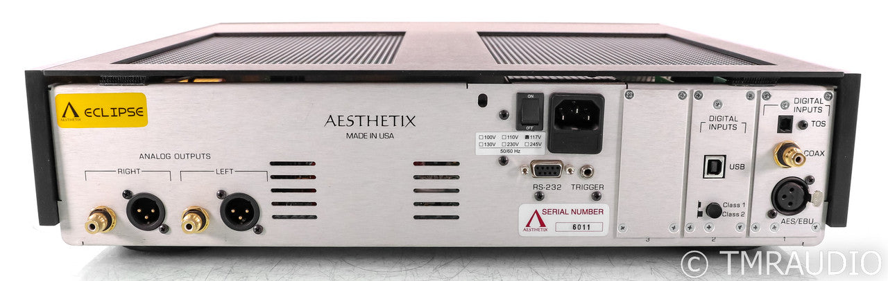 Aesthetix Romulus Eclipse Tube Hybrid CD Player / DAC; D/A Converter; USB Remote
