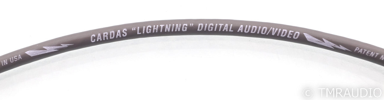 Cardas Lightning RCA Digital Coaxial Cable; Single 1m Interconnect