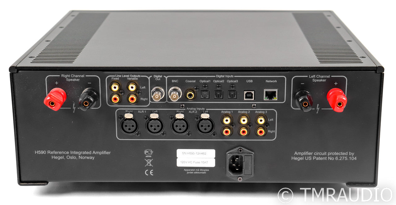 Hegel H590 Stereo Integrated Amplifier; H-590; DAC; Remote