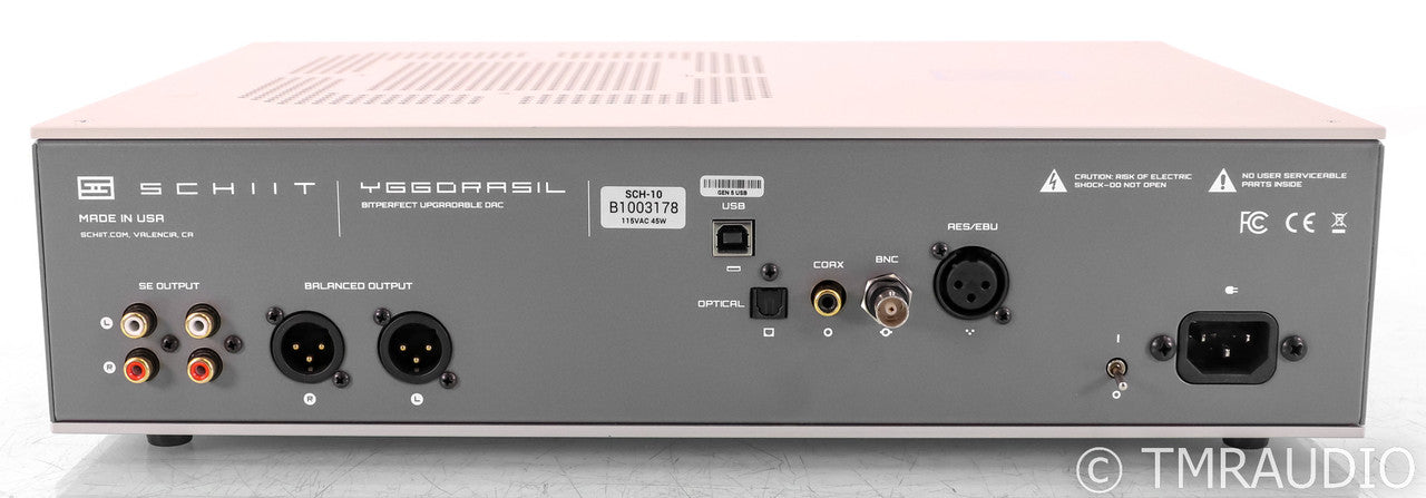 Schiit Yggdrasil DAC; D/A Converter; Analog 2, Gen 5 USB; Silver