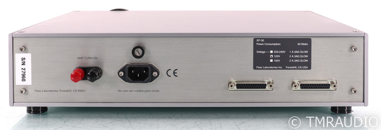 Pass Labs XP-30 Stereo Preamplifier; Remote; XP30