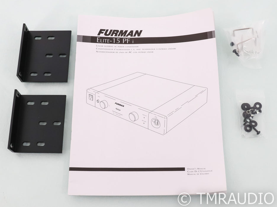 Furman Elite-15PFI AC Power Line Conditioner; Elite15; Power Factor i; Black