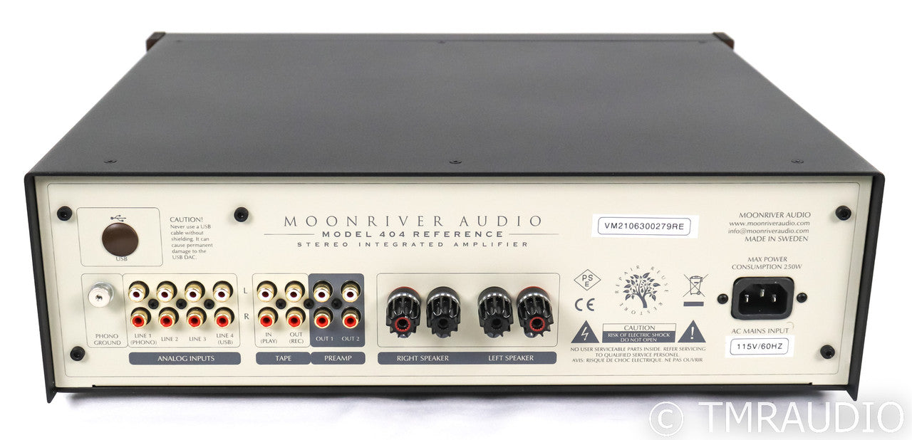 Moonriver Audio Model 404 Reference Stereo Integrated Amplifier; MM / MC Phono