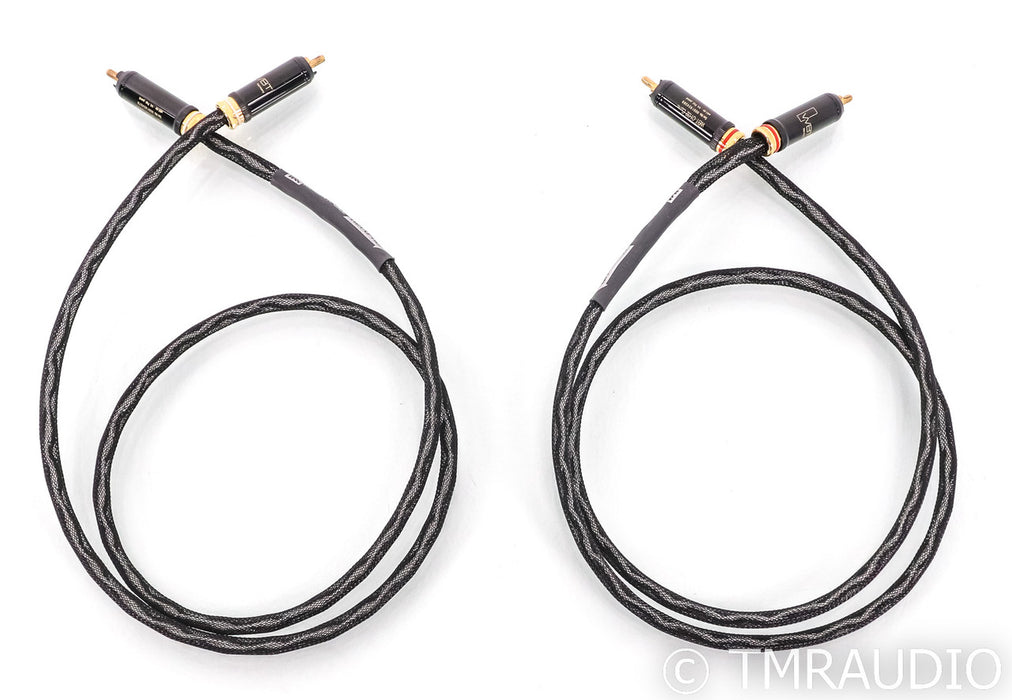Kimber Kable Hero HB RCA Cables; 1m Pair Interconnects; Hero Hybrid; WBT CU