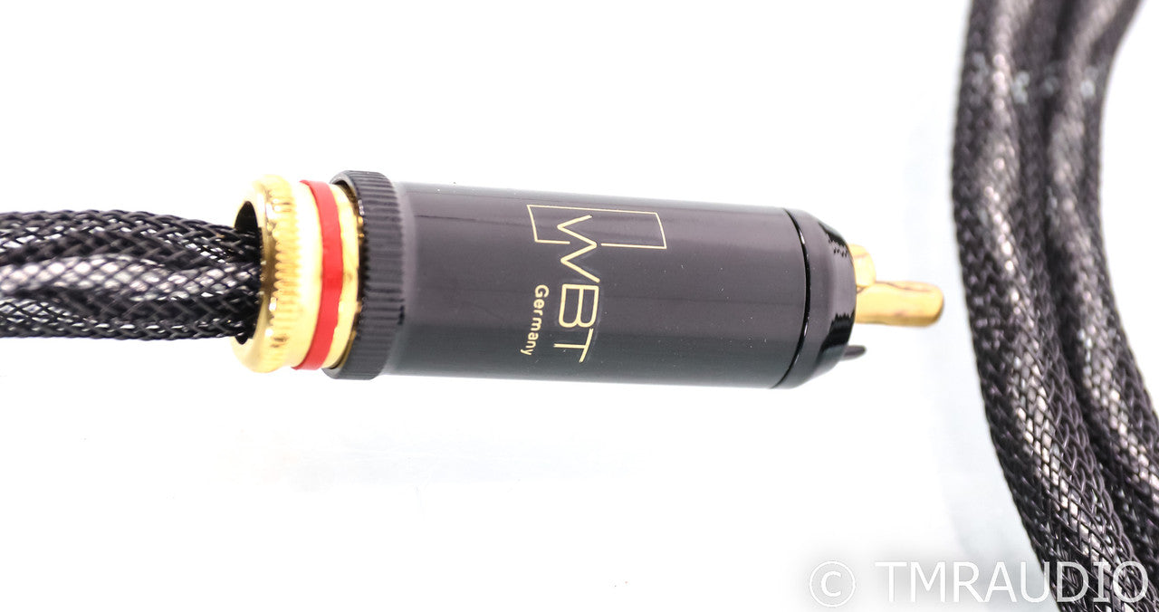 Kimber Kable Hero HB RCA Cables; 1m Pair Interconnects; Hero Hybrid; WBT CU