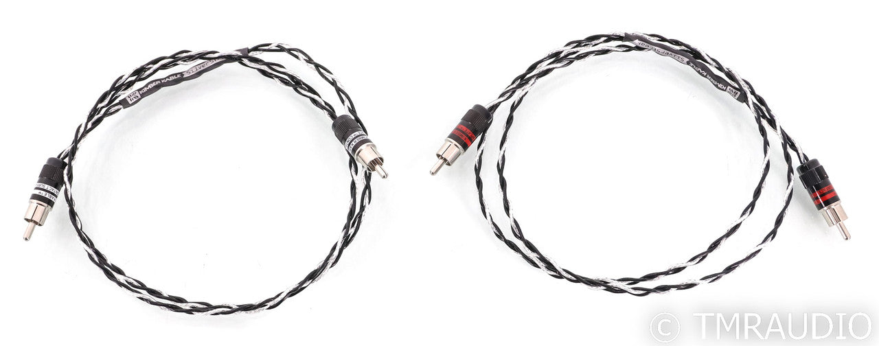 Kimber Kable Silver Streak RCA Cables; 1m Pair Interconnects