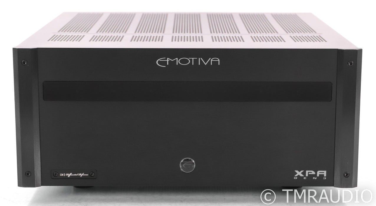 Emotiva XPA DR3 3-Channel Power Amplifier; Differential Reference; Gen 3