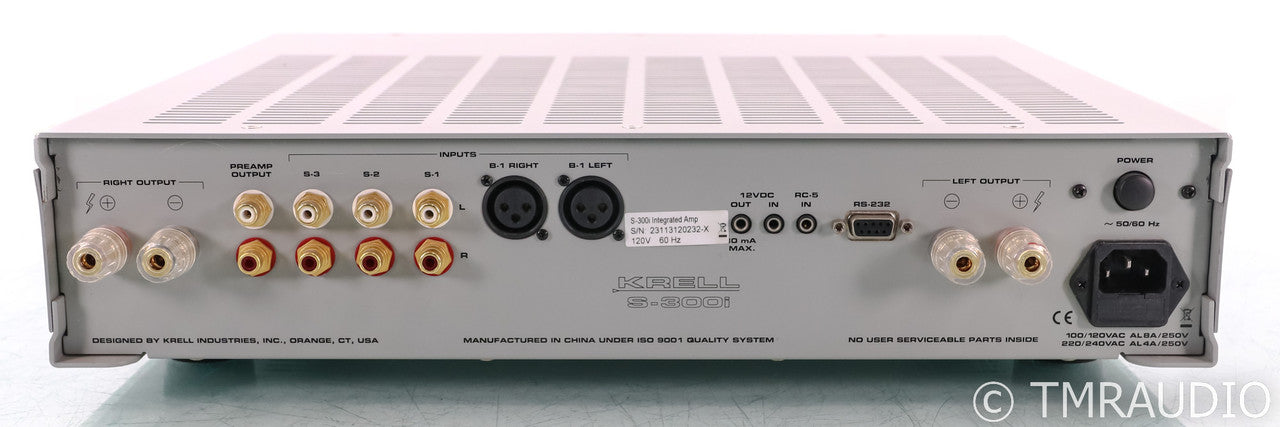 Krell S-300i Stereo Integrated Amplifier; S300i; Remote