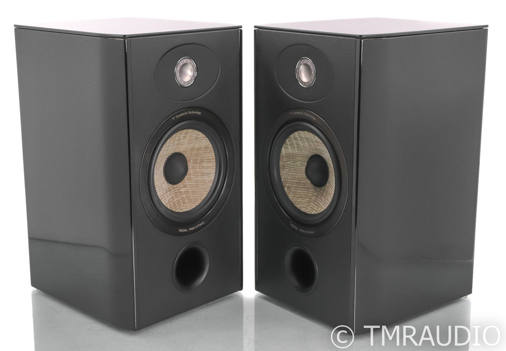Focal Aria 906 Bookshelf Speakers; Piano Black Pair