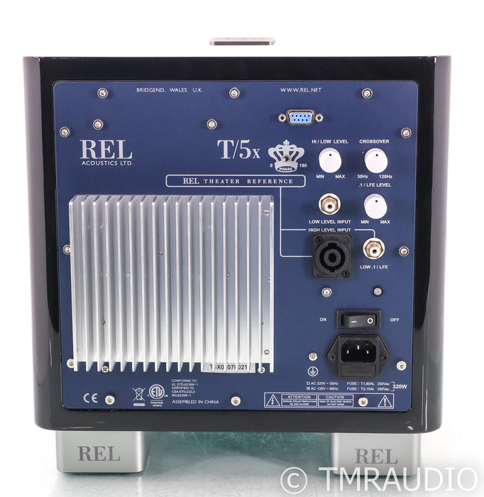 REL T/5x 8" Powered Subwoofer; Gloss Black
