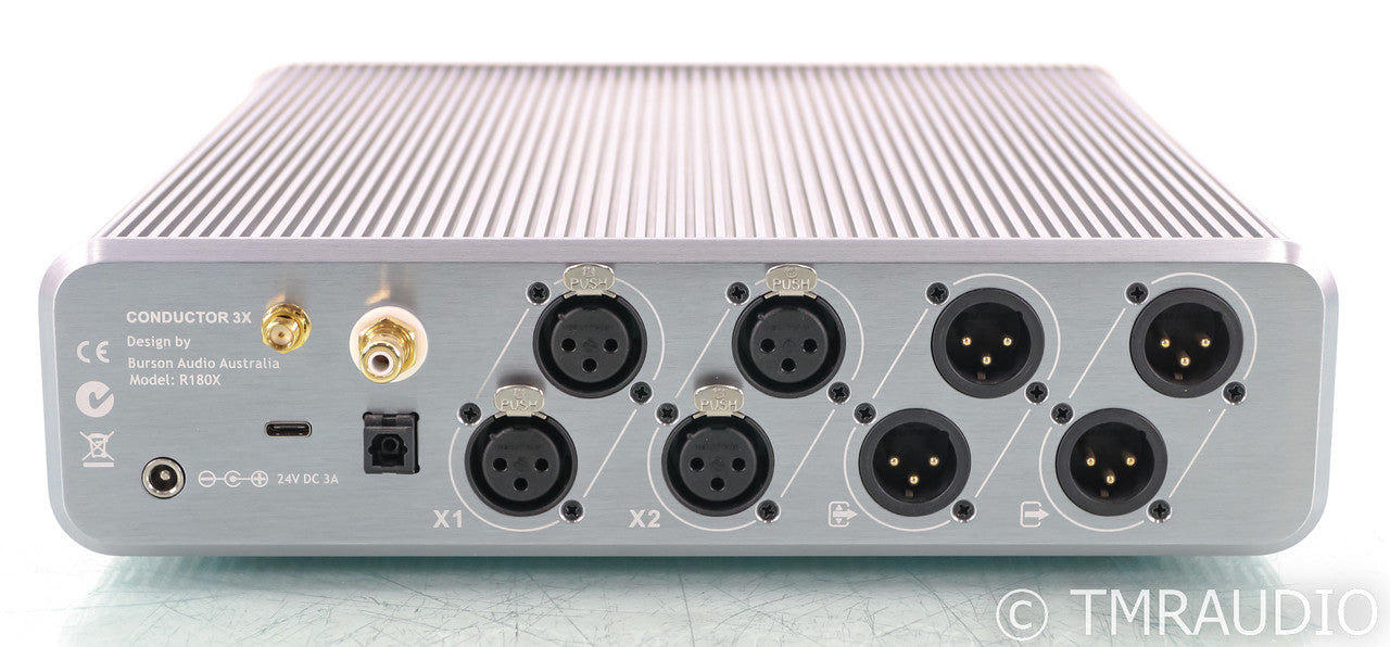 Burson Audio Conductor 3X Reference Headphone Amplifier; Remote; DAC; R180X