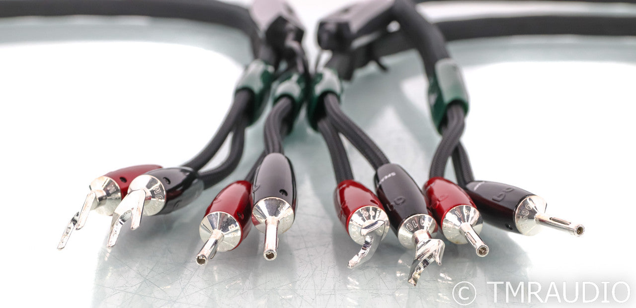AudioQuest Robin Hood ZERO Speaker Cables; 12ft Pair; 72v DBS