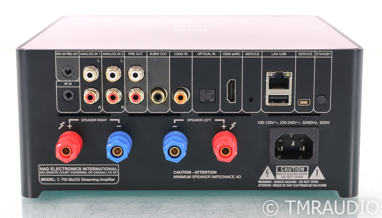 NAD C700 Network Integrated Amplifier; C-700; BluOS