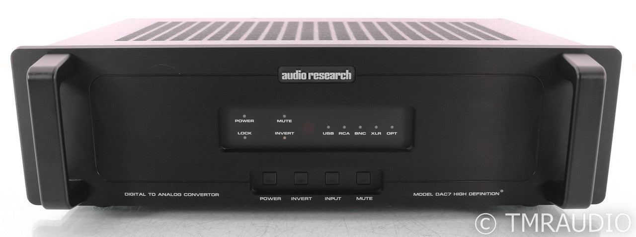Audio Research DAC7 DAC; D/A Converter; DAC-7; Black; Remote