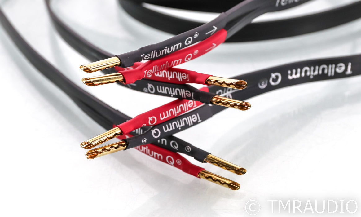 Tellurium Q Black II Speaker Cables; 1.5m Pair