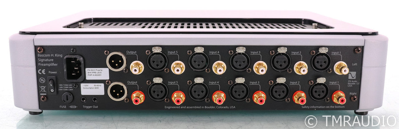 PS Audio PerfectWave BHK Signature Stereo Tube Preamplifier; Remote;Silver(Used)