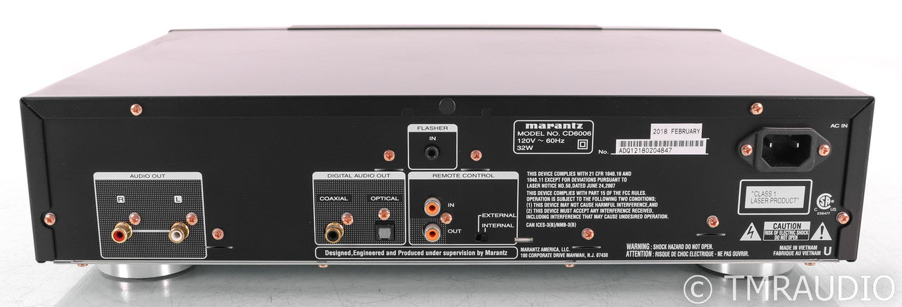Marantz CD6006 CD Player; CD-6006; Remote