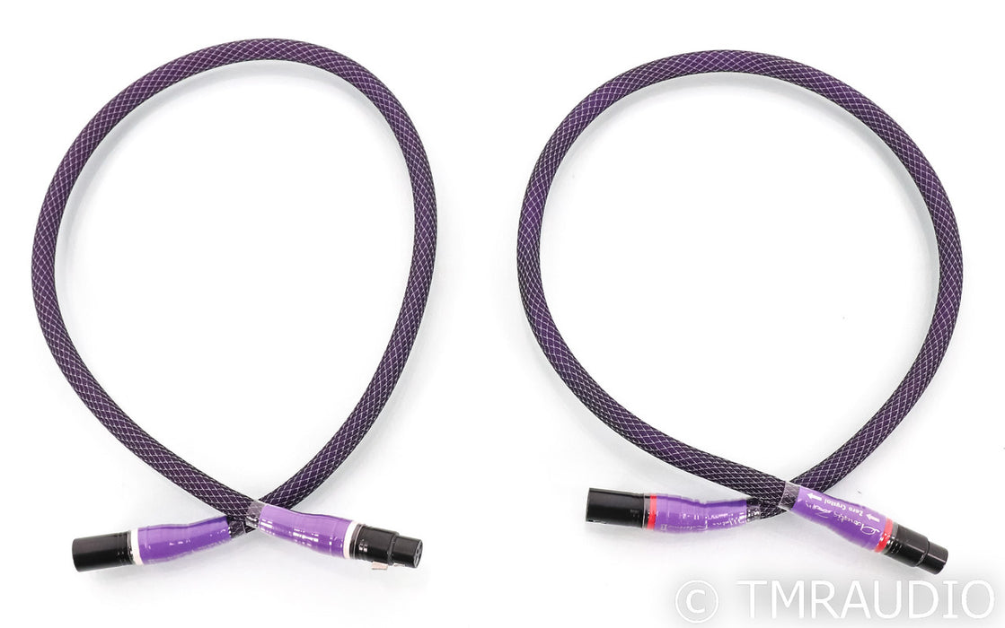 Acoustic Zen Matrix Reference II XLR Cables; 1m Pair Balanced Interconnects