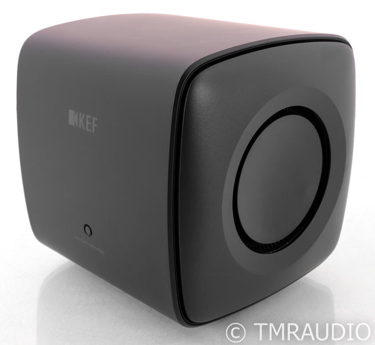 KEF KC62 6.5 Powered Subwoofer; KC-62; Carbon Black