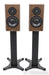 Dynaudio Special Forty Bookshelf Speakers w/ Stands; Ebony Wave High Gloss Pair