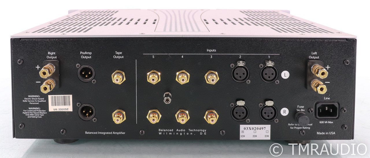 BAT VK-3000SE Stereo Integrated Amplifier; VK3000 Special Edition; Remote
