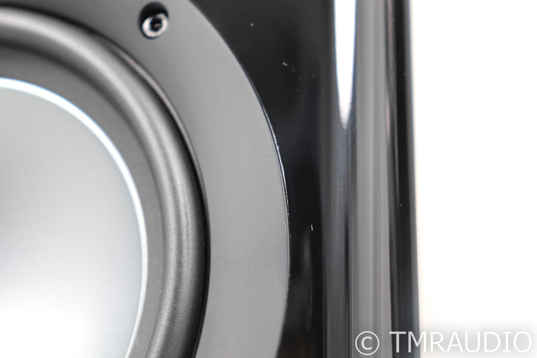 ELAC Navis Powered Floorstanding Speakers; Piano Black Pair