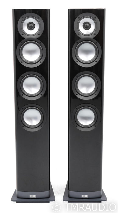 ELAC Navis Powered Floorstanding Speakers; Piano Black Pair