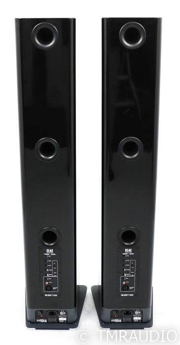 ELAC Navis Powered Floorstanding Speakers; Piano Black Pair