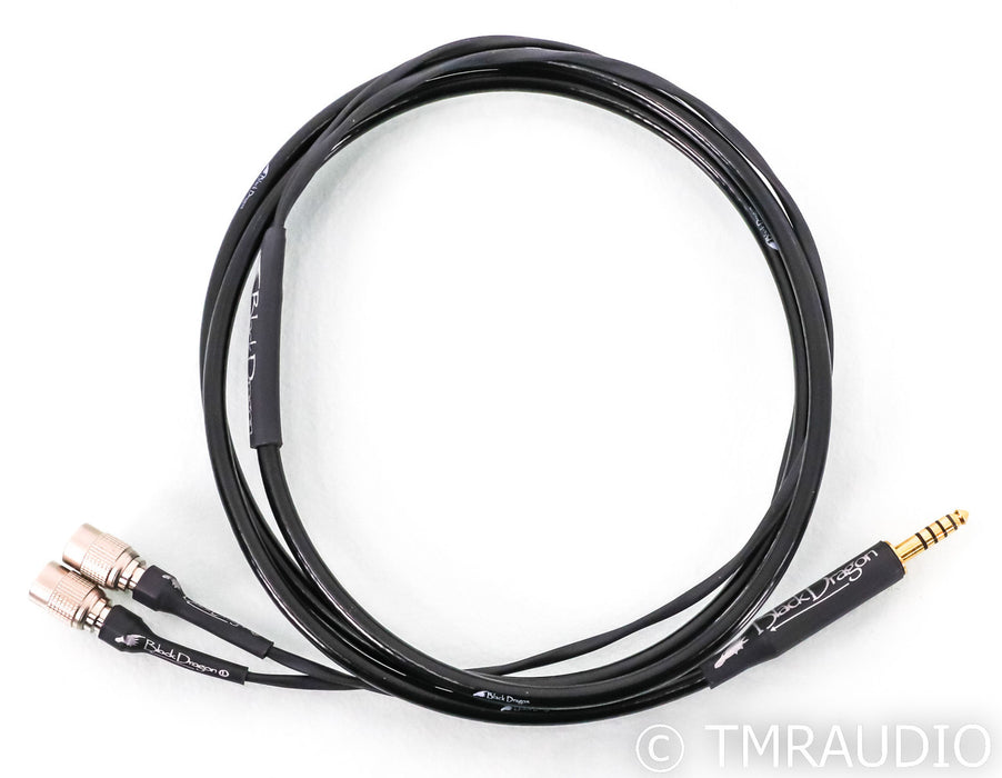 Moon Audio Black Dragon Headphone Cable; 5ft; For Dan Clark Headphones