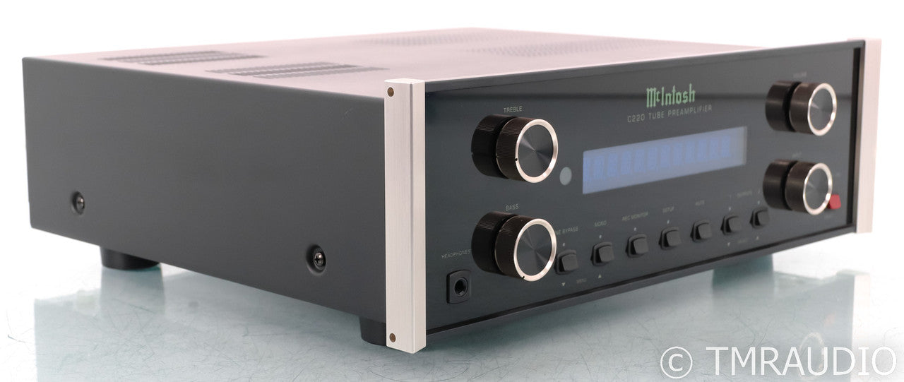 McIntosh C220 Stereo Tube Hybrid Preamplifier; C-220; Remote; MM Phono