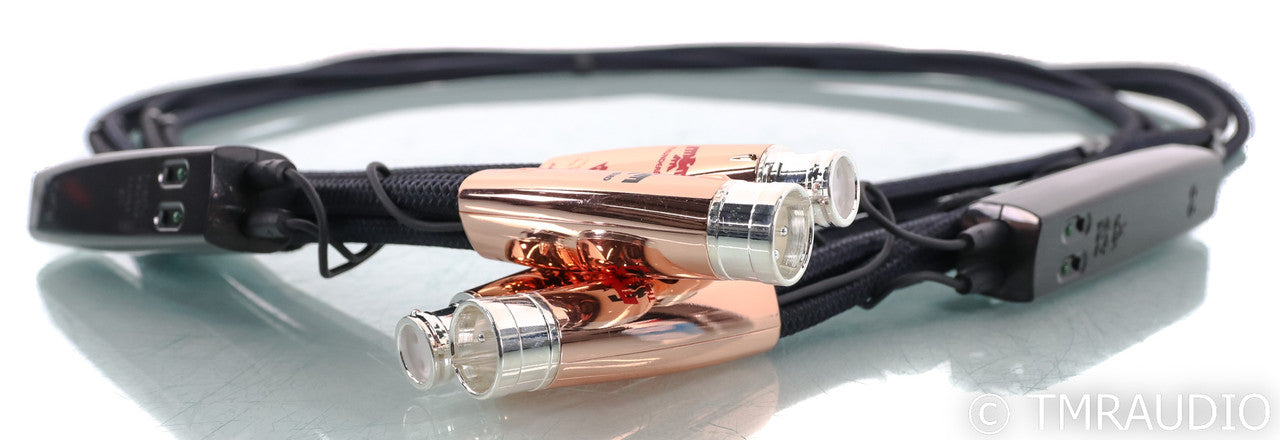 AudioQuest ThunderBird XLR Cables; 2m Pair Balanced Interconnects; 72v DBS
