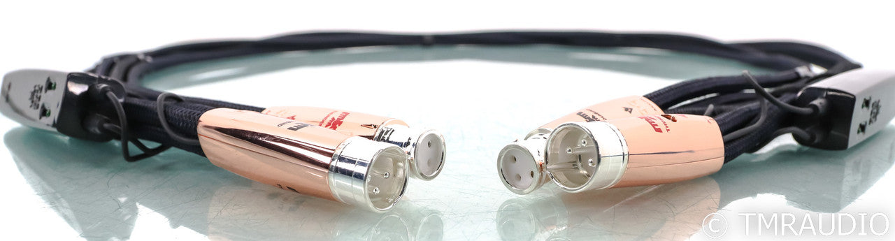 AudioQuest ThunderBird XLR Cables; 2m Pair Balanced Interconnects; 72v DBS