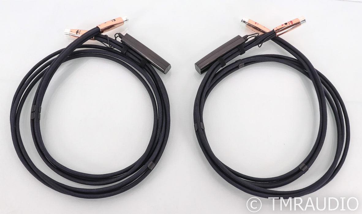 AudioQuest ThunderBird XLR Cables; 2m Pair Balanced Interconnects; 72v DBS