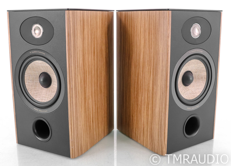Focal Aria 906 Bookshelf Speakers; Walnut Pair