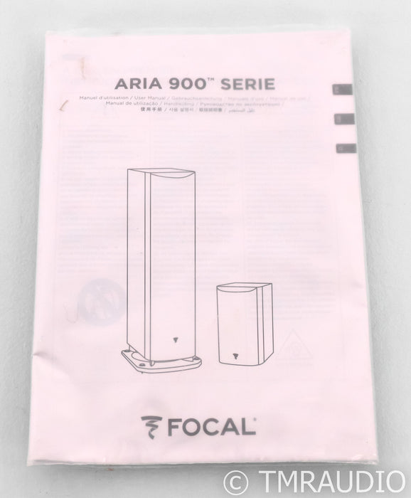 Focal Aria 906 Bookshelf Speakers; Walnut Pair