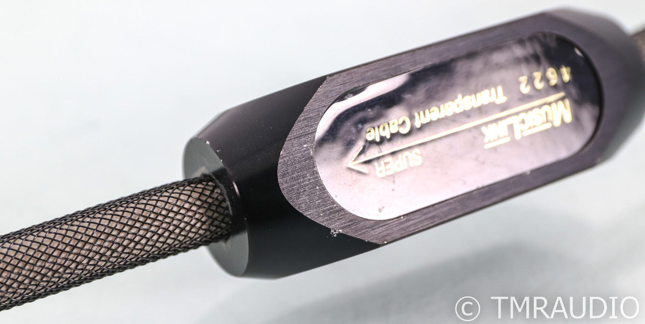 Transparent Audio MusicLink Super RCA Cables; 1m Pair Interconnects