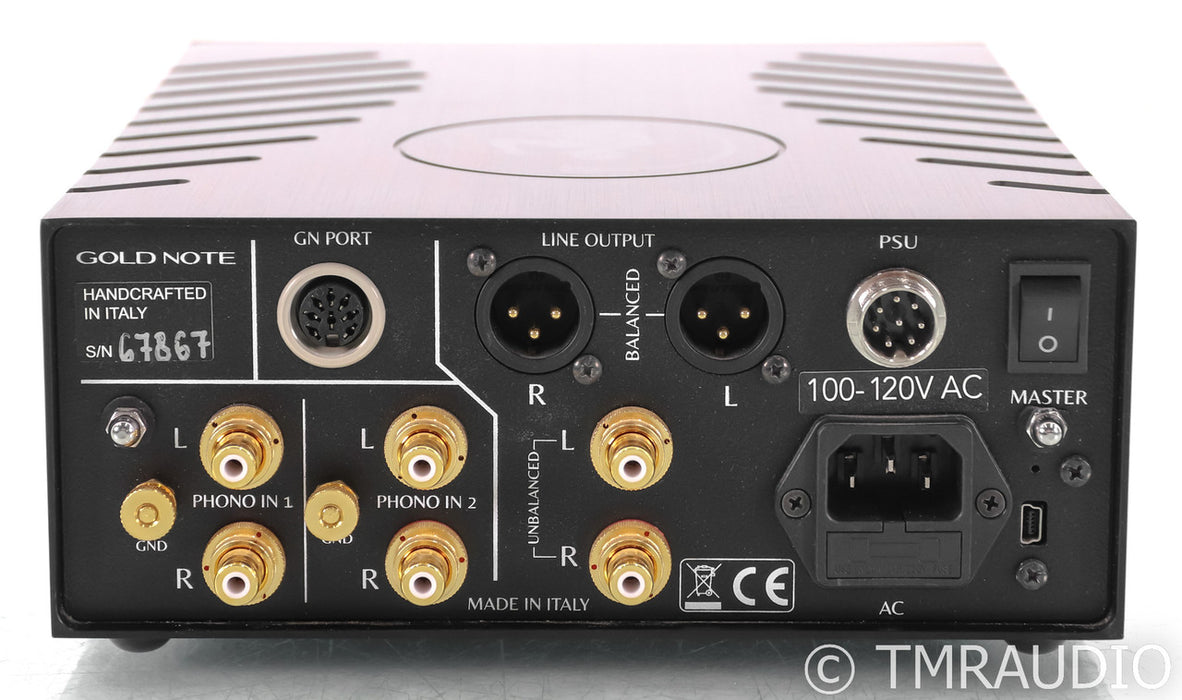 Gold Note PH-10 MM / MC Phono Preamplifier; PH10; Black