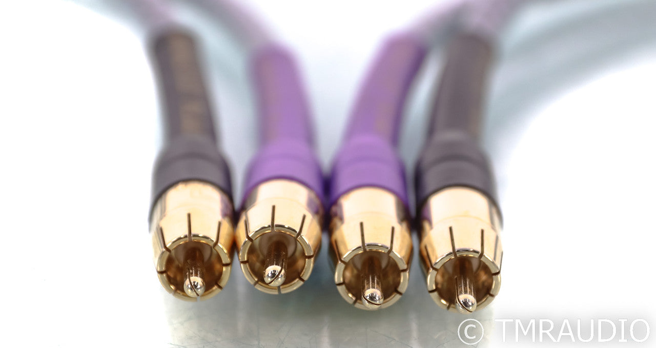 Analysis Plus Solo Crystal Oval RCA Cables; 1.5m Pair Interconnects