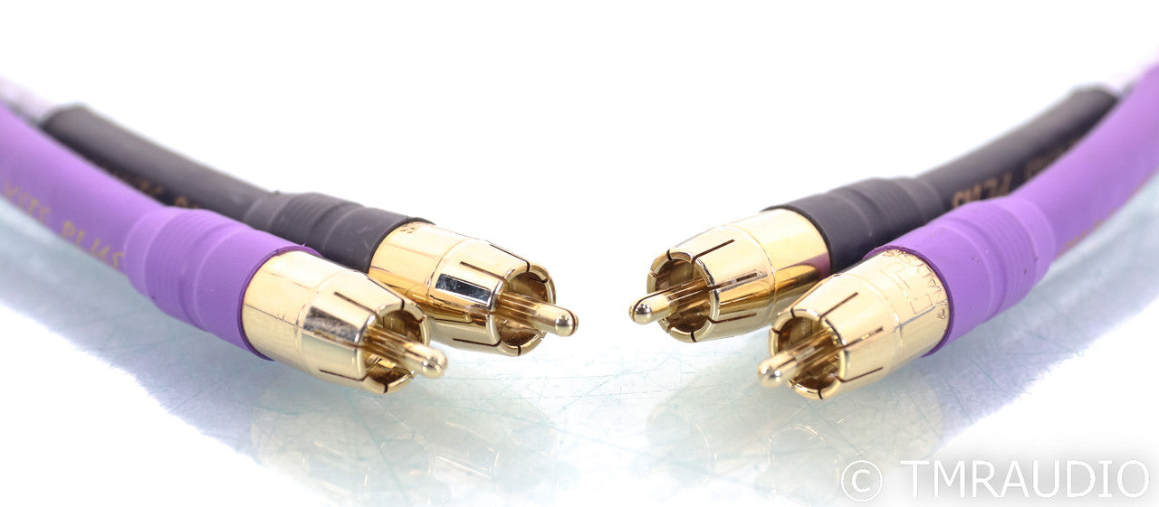 Analysis Plus Solo Crystal Oval RCA Cables; 1m Pair Interconnects