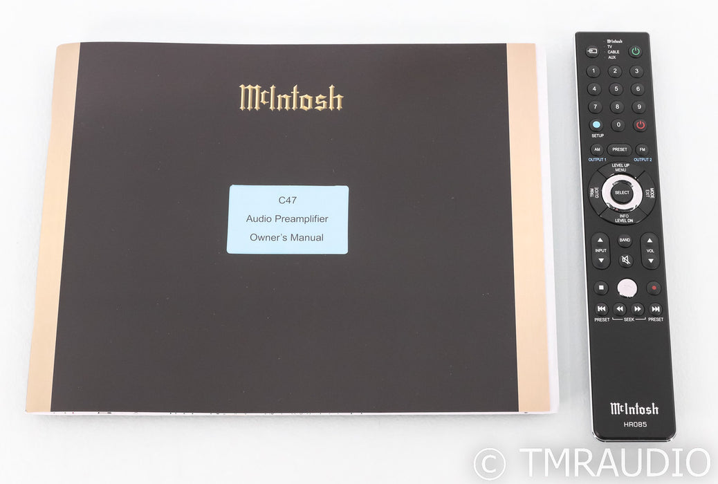 McIntosh C47 Stereo Preamplifier; C-47; Remote; MM / MC Phono