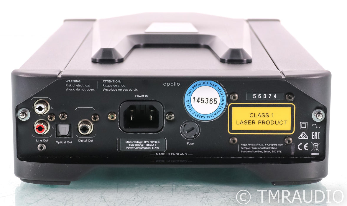 Rega Apollo CD Player; Remote; Black