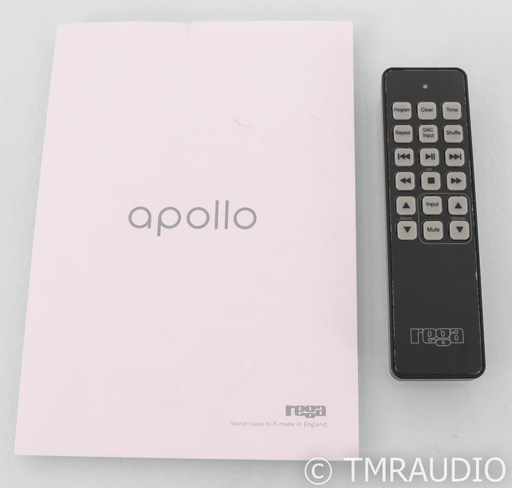 Rega Apollo CD Player; Remote; Black