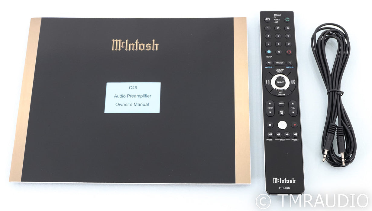 McIntosh C49 Stereo Preamplifier; C-49; Remote; MM / MC Phono