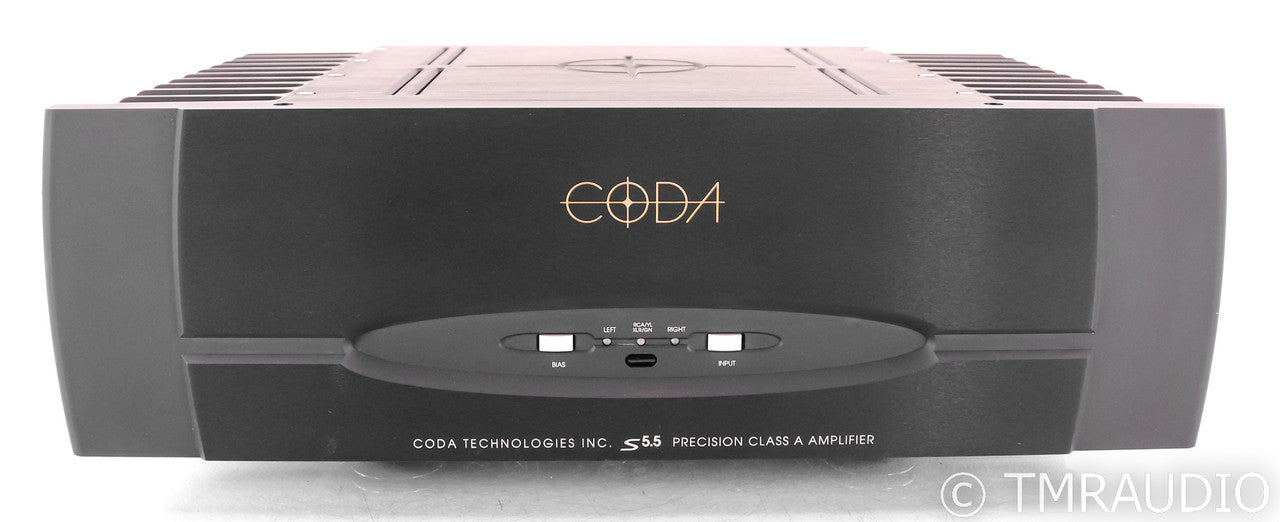Coda S5.5 Stereo Power Amplifier; Black; S-5.5