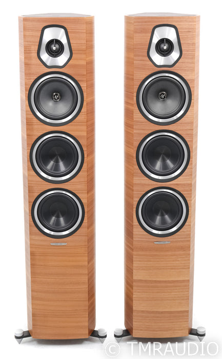 Sonus Faber Sonetto III Floorstanding Speakers; Walnut Pair
